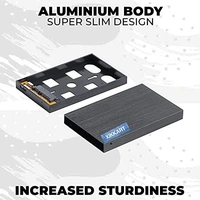 3Tb Supported 3.0Metal Hdd Casing with Usb Cable