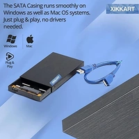 3Tb Supported 3.0Metal Hdd Casing with Usb Cable