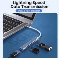 Type c to usb hub (white packing)