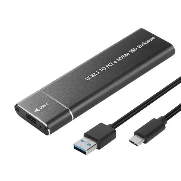 Metal Usb 3.1 to pci-e Nvme SSD Enclosure nvme (5+29)SSD Casing