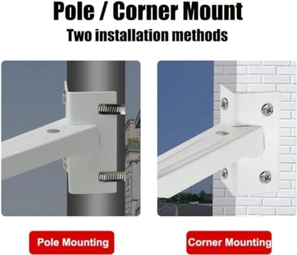 CCTV Pole Stand 701 with 2 clip