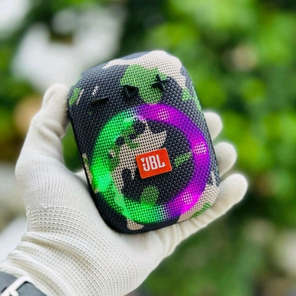 2024 Hot Sales Wind3s 5W Speaker Ipx6 Wireless Portable Mini FM/TF/USB/TWs/ RGB LED/Bt Speaker | Removable Sticker - Mix Color