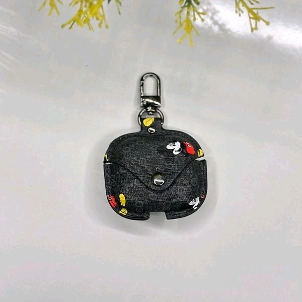 AirPods 3 Earphone Case - Cover Drop- Proof Anti- Scratch Charging Earphones Shell For Storage 3 Headphones Bag Portable Accessories Light Case - Black