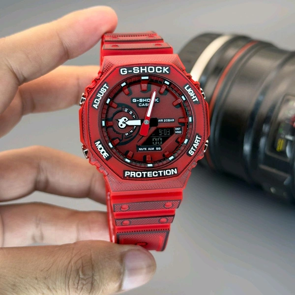 Analog And Digital Manga Edition Classic Top Quality Watch | Day Chronograph, AutoLight, World Time with Automatic Reset