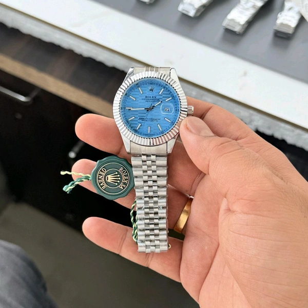 Analog Day-Just High Quality Quartz Movement Collection With High Quality Strap Best finishing Body & Case