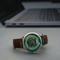 Analog Townsman Automatic Dark Brown Leather Watch