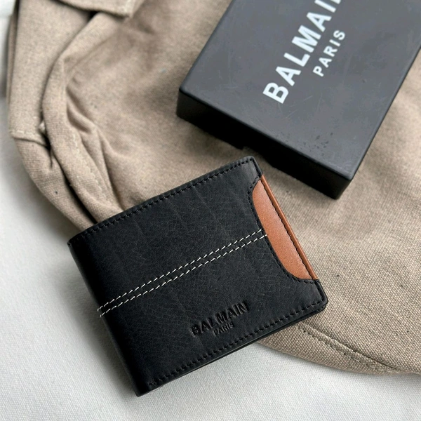Classic Men's Leather Wallet, Premium Quality with Brand Box Packing, Perfect For Gifting