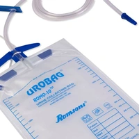 Romsons ROMO 10 Urine Collection Bag - Pack of 5, 2 Ltr.