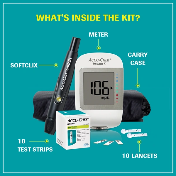 Accu-Chek® Instant S Glucometer Kit