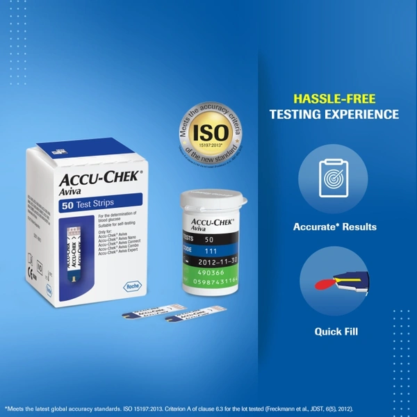 Accu-Chek Aviva Test Strips â Pack of 50 - 50 Strips