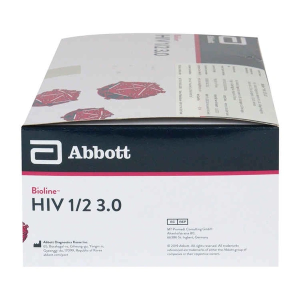 Abbott Bioline Abbott HIV 1/2 3.0 CE (D) Global Rapid Card - Pack of 30 Test - 30 Test