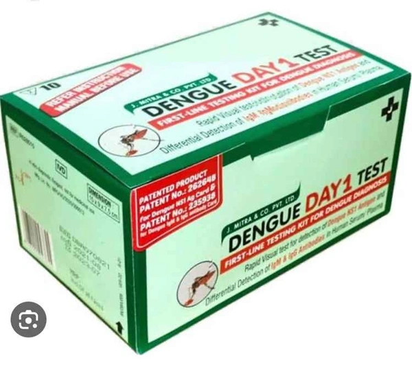 J.MITRA & CO. PVT. LTD Abbott Dengue IGG/IGM WB (D) Global Rapid Card - Pack of 25 Test - 10 Nos.