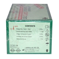 J.MITRA & CO. PVT. LTD Abbott Dengue IGG/IGM WB (D) Global Rapid Card - Pack of 25 Test - 10 Nos.
