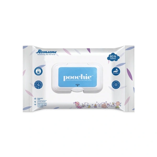 Romson Dignity Poochie 100% Biodegradable Baby Wipes