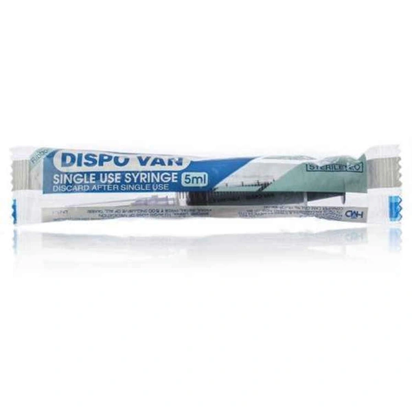 HMD Dispovan 5ml Syringe with Needle - 22G X 1inch Pack of 100 - 100pcs, 24GÃ1inch