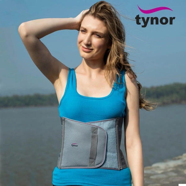 TYNOR ABDOMINAL SUPPORT 9âģ/23CM, GREY, 1 UNIT - M
