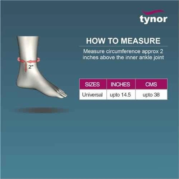 TYNOR AIR ANKLE SPLINT, BLACK, 1 UNIT - UNI