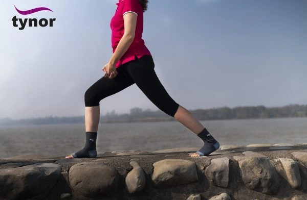 TYNOR ANKLET COMFEEL (PAIR), GREY, 1 UNIT - S