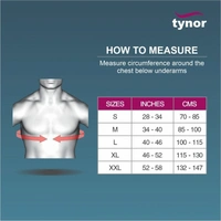 TYNOR ELASTIC SHOULDER IMMOBILISER, GREY, 1 UNIT - S