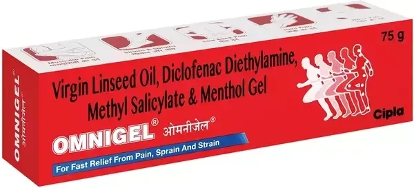 Omnigel Omnigel For Fast Relief From Pain, Sprain & Strain - 75 g
