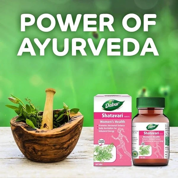 Dabur Shatavari Tablets - 60 Tabs - 60 Tabs