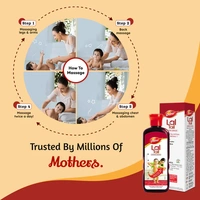 Dabur Lal Tail - Ayurvedic Baby Oil 2x Faster Physical Growth - 500 ml