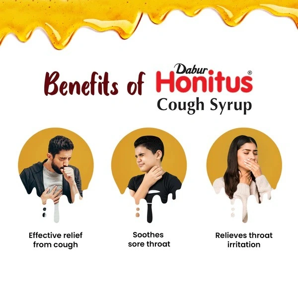 Dabur   Dabur Honitus Syrup -100ml - 100ml