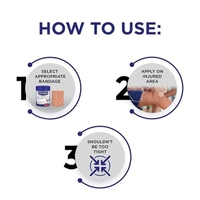 Hansaplast Soft Cotton Pain Relief Crepe Bandage Pack of 1 - 6cm x 4m