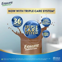 Ensure Diabetes Care Choco Powder with High Fiber, Protein & 36 Nutrients | Helps Manage Blood Sugar Levels in 4 weeks - 1 Kg