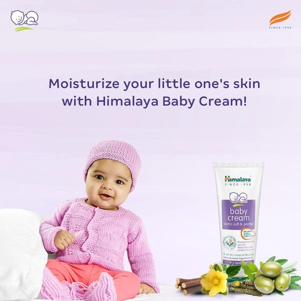 Himalaya Baby Cream, Face Moisturizer & Day Cream, For Dry Skin - 200ml