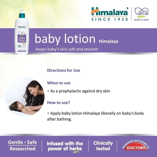 Himalaya Baby Body Lotion, For All Skin Types - 200ml