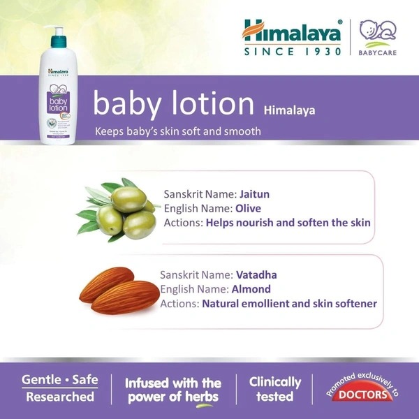 Himalaya Baby Body Lotion, For All Skin Types - 200ml