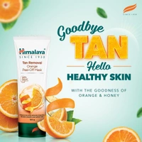Himalaya Herbals Tan Removal Orange Peel-off Mask, 100g - 100g