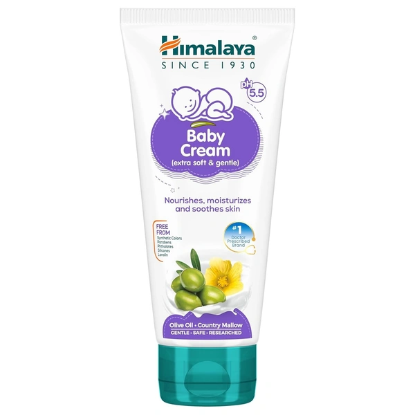 Himalaya Baby Cream, Face Moisturizer & Day Cream, For Dry Skin - 200ml