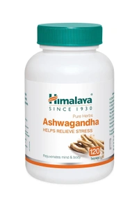 Himalaya Ashwagandha - 120 Tablets | Stress Relief | Rejuvenates Mind & Body | Improves Strength & Energy | General Wellness - 120 Tablets