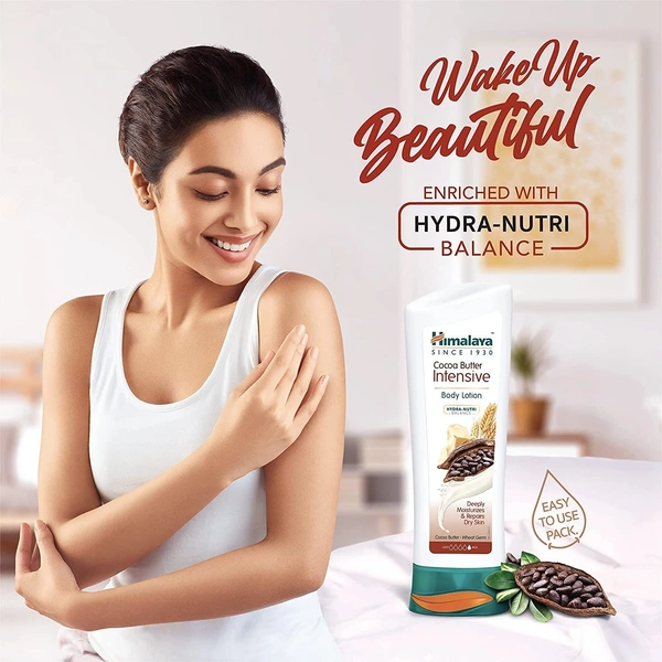 Himalaya Herbals Intensive Body Lotion, Cocoa Butter, 400ml - 400ml