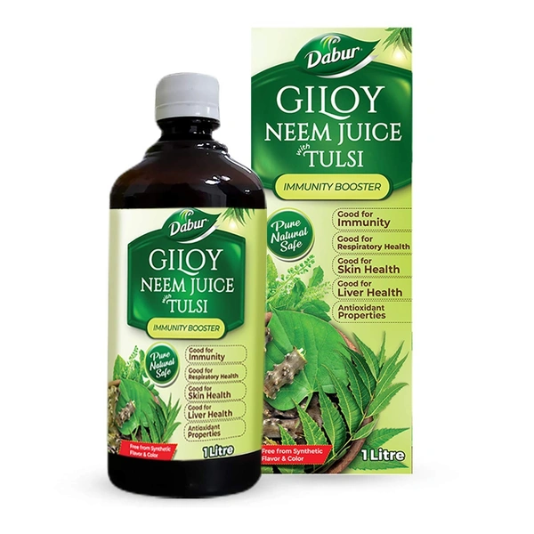 Dabur Giloy Juice - Ayurvedic Immunity Booster - 1L - 1Ltr.