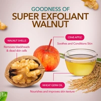 Himalaya Herbals Gentle Exfoliating Walnut Scrub, 50g - 50g