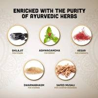 Dabur Shilajit Gold : 100 % Ayurvedic Capsules for Strength , Stamina and Power -10 capsules - 10 capsules