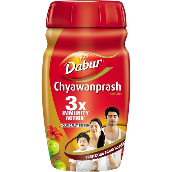 Dabur Chyawanprash | 3X Immunity Action | Builds Strength, Stamina & Overall Health - 900 gm