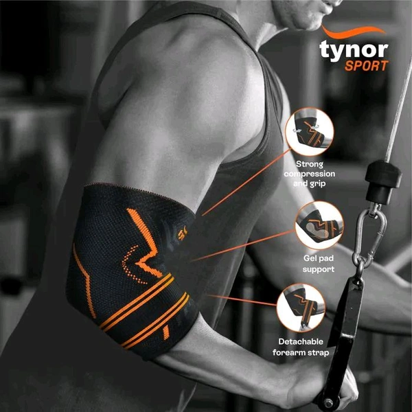 Tynor Elbow Support Air Pro - Web Orange, Medium