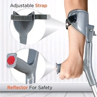 Astra Max Elbow Crutch Tripod Base With Height Adjustable & Movable Elbow Support, Light Weight