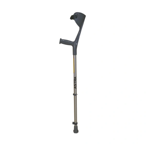 Astra Max Elbow Crutch (FIXED HANDLE) for Physically Challenged | Light Weight & Adjustable Height