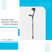 Astra Max Elbow Crutch (FIXED HANDLE) for Physically Challenged | Light Weight & Adjustable Height