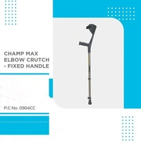 VISSCO Champ Max Elbow Crutch (Fixed Handle) for Physically Challenged | Light Weight & Adjustable Height