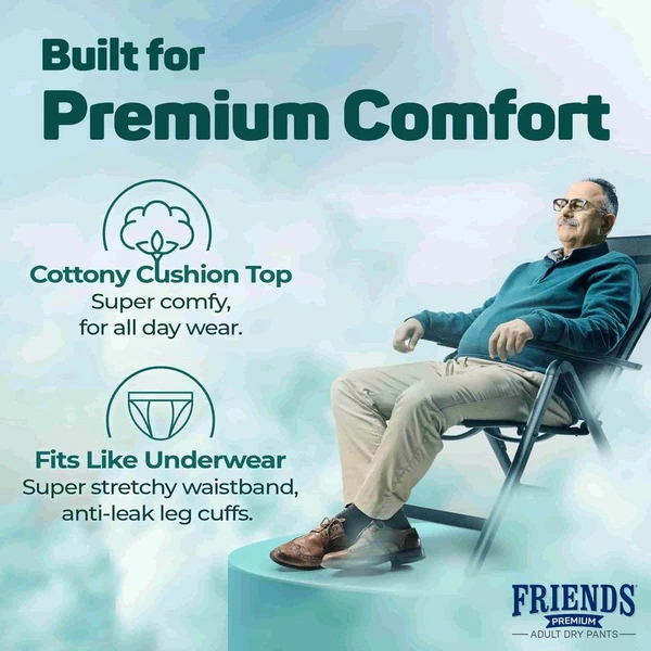 Friends Premium Adult Dry Pants - Medium, 10