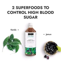 Kapiva Karela Jamun Juice | Helps Manage Blood Sugar Levels (1 Ltr Each) - 1ltr