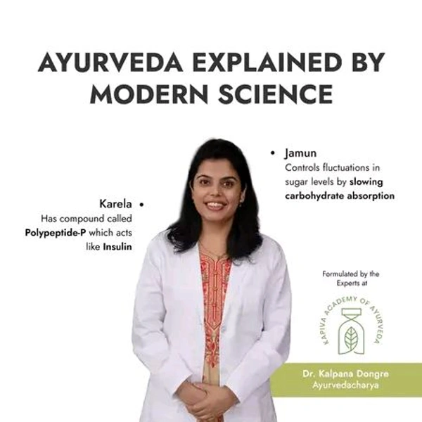 Kapiva Karela Jamun Juice | Helps Manage Blood Sugar Levels (1 Ltr Each) - 1ltr