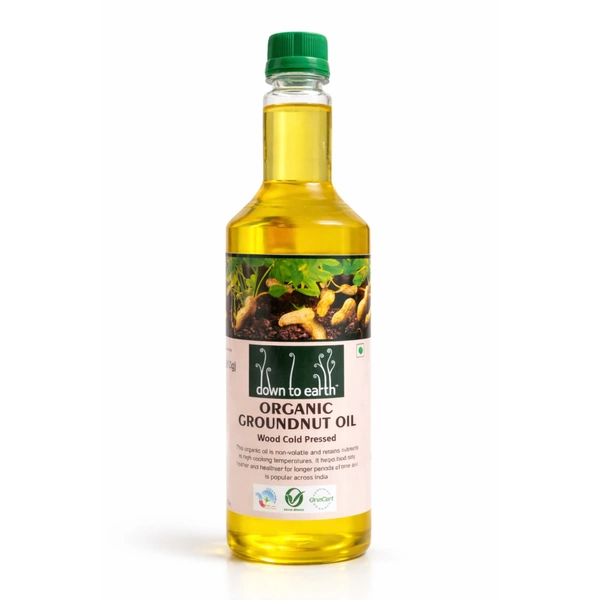 Down To Earth Organic Groundnut Oil 1 L