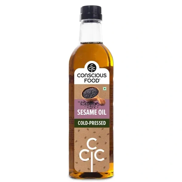 Conscious Food Organic Sesame Oil Cold Pressed (500ml)